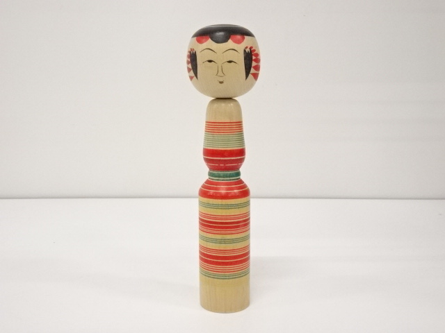 TRADITIONAL JAPANESE CRAFT / KOKESHI DOLL (24.3 cm)/ ARTISAN WORK